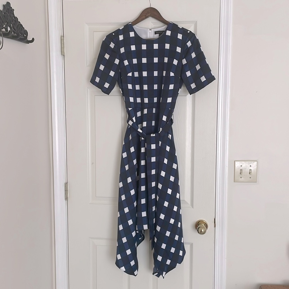 Banana Republic Check Print Dress